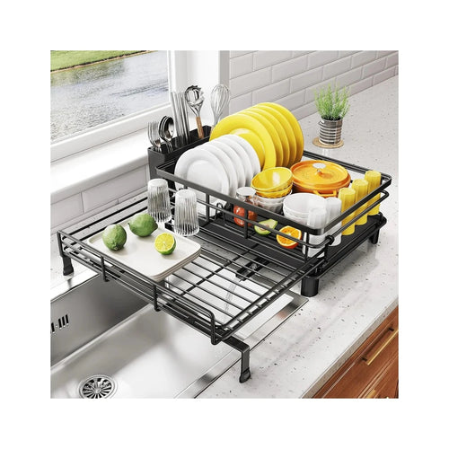 Expandable Stainless Steel Dish Drying Rack